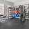 a gym with exercise equipment